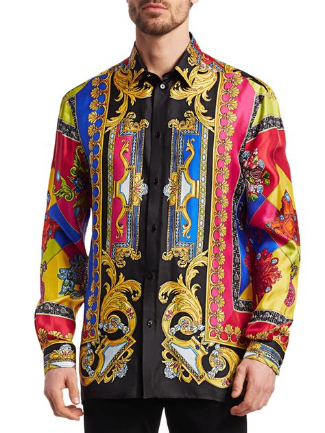 men's shirts versace